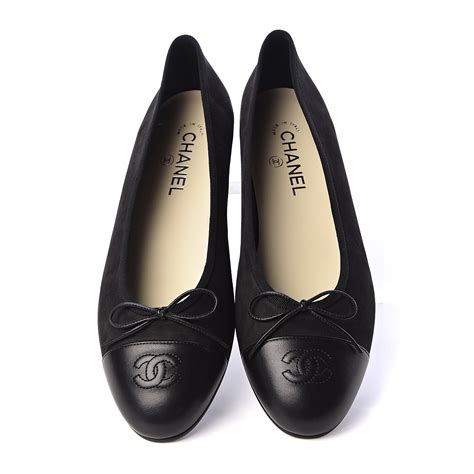 chanel black toe|chanel ballet shoes review.